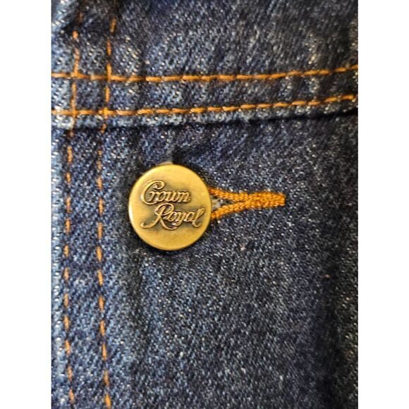 Vintage Urban Equipment World Wear Royal Crown Collaboration Jean Jacket. Size X - Picture 2 of 5